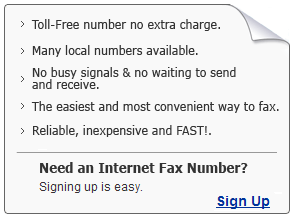 need instant fax number